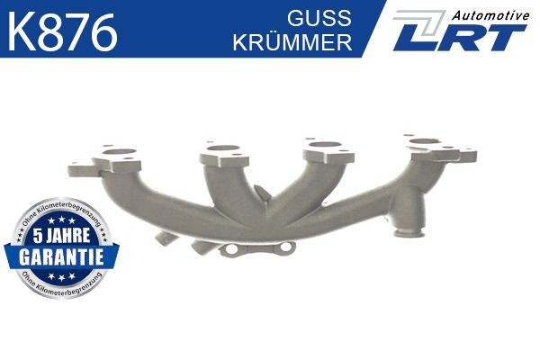 Colector, sistema de escape LRT K876 LRT K876: Coletor de escape Jeep WRANGLER 2017