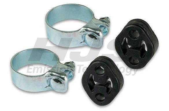 HJS Monteringssats, ljuddämpare 82 13 9027 HJS 82 13 9027 Monteringssats ljuddämpare Mercedes R107