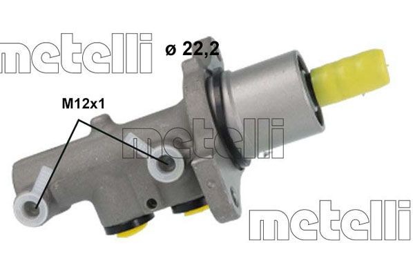 METELLI Galvenais bremžu cilindrs 05-1237 METELLI 05-1237 Galvenais bremžu cilindrs MITSUBISHI Delica D:5 (3DA-CV_W) lēti