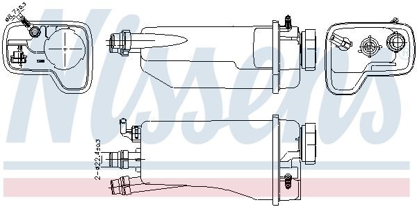 NISSENS Expansionskärl 996361 NISSENS 996361 kylvätskebehållare BMW E39 pris
