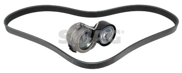 SWAG Jeu de courroies trapézoïdales à nervures 33 10 9027 Jeu de courroies trapézoïdales à nervures SWAG BERLINGO 33 10 9027 pas cher