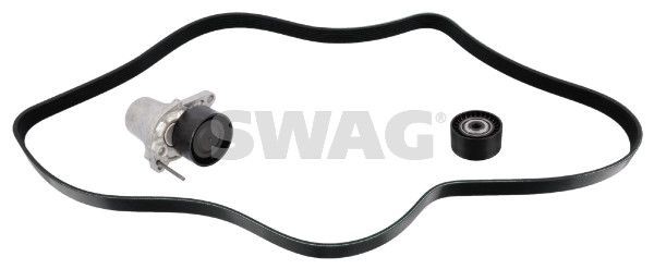 SWAG Ķīļrievu siksnu komplekts 33 10 9028 SWAG 33109028 Ķīļrievu siksnu komplekts Nissan Qashqai J10 cena