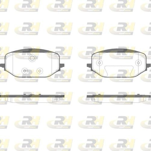 ROADHOUSE Kit pastiglie freni 21988.00 21988.00 costo Pastiglie freno sportive ROADHOUSE CITROËN DS3