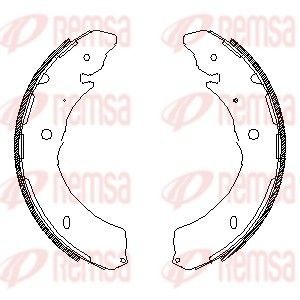 REMSA Remschoenset 4549.00 Remschoenen set CHEVROLET REMSA 4549.00