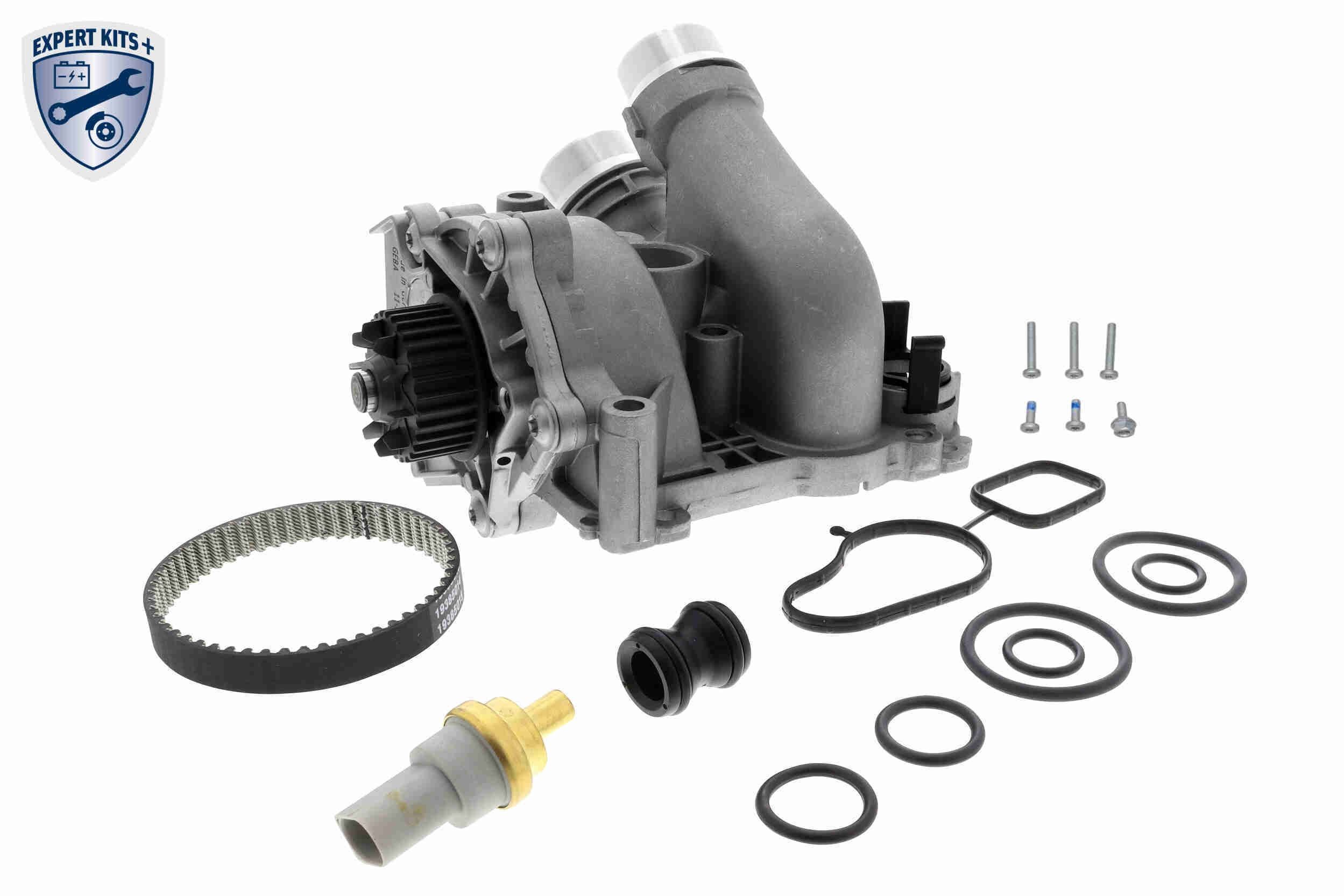 Bomba de água + kit de correia dentada VEMO V15-99-2114-1 VEMO V15-99-2114-1 Bomba de água + kit de correia de distribuição AUDI A8 2013