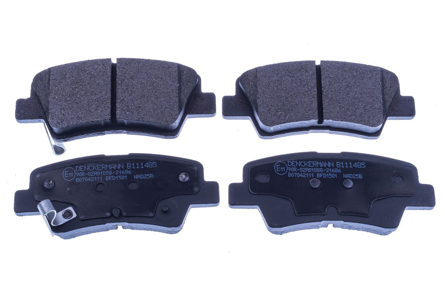 DENCKERMANN Bremsbeläge B111485 Bremsbeläge DENCKERMANN Hyundai IONIQ B111485