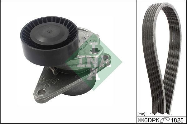 Poly V-riem set INA 529 0557 10 INA 529 0557 10 Poly v riemen kit VOLVO XC70 2000
