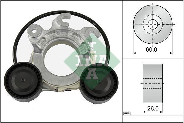 INA Riemenspanner, Keilrippenriemen 534 0858 10 534 0858 10 INA DS 9 (X83) Riemenspanner Preis