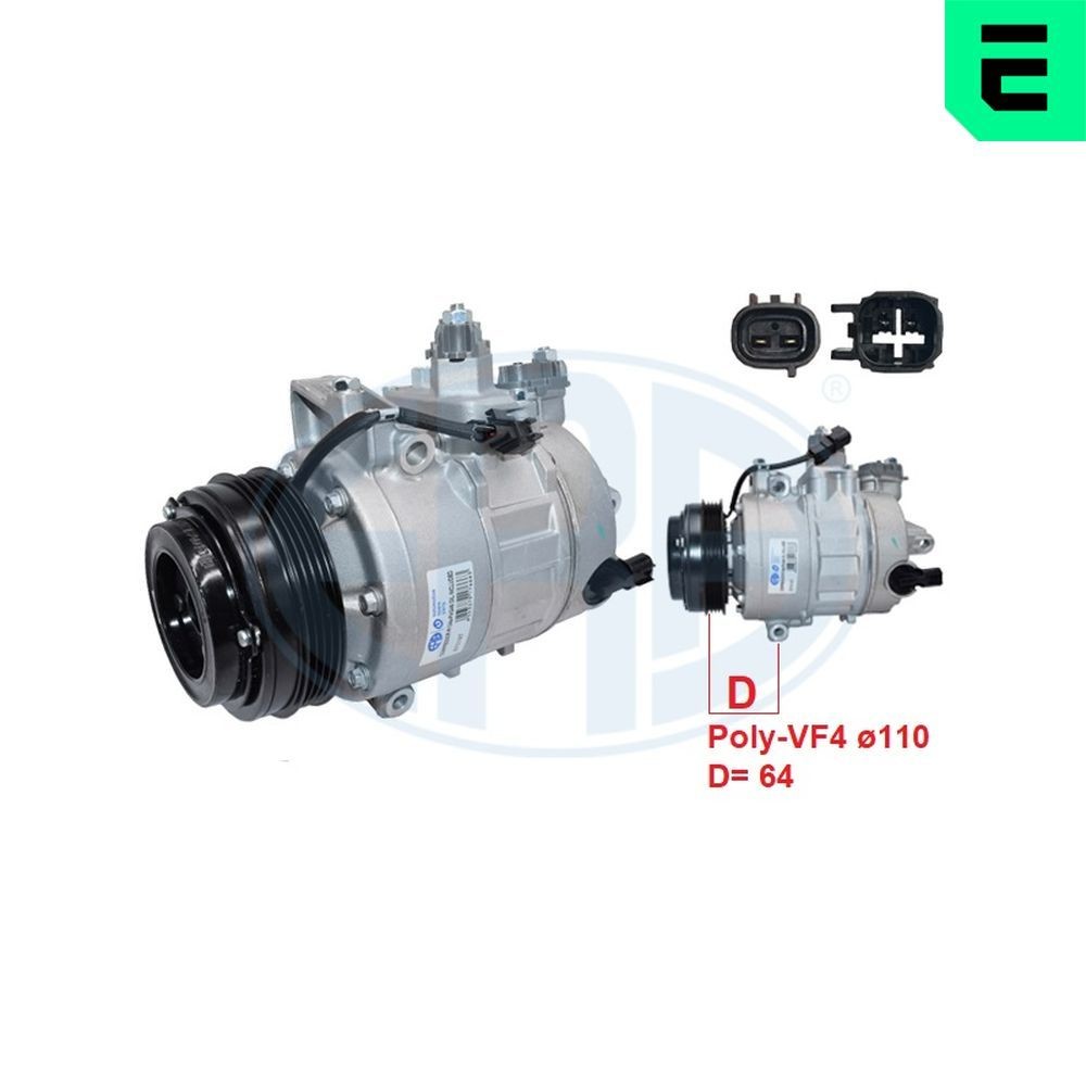 Compressor, ar condicionado ERA 670197 ERA 670197 Compressor do ac Ford S-MAX 2021