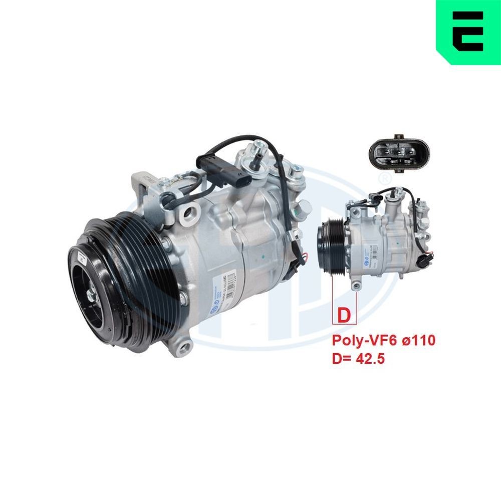 ERA Kompresor klimatizácie 670199 670199 Sprężarka klimatyzacji CHEVROLET CRUZE ERA