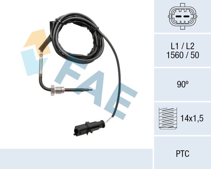 FAE Palpeur, température des gaz 68038 Palpeur température des gaz FAE ASTRA 68038 pas cher