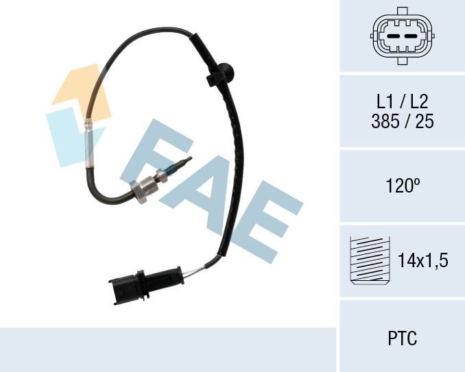 FAE Sensor, uitlaatgastemperatuur 68096 Temperatuurvoeler FAE MATIZ 68096 goedkoop