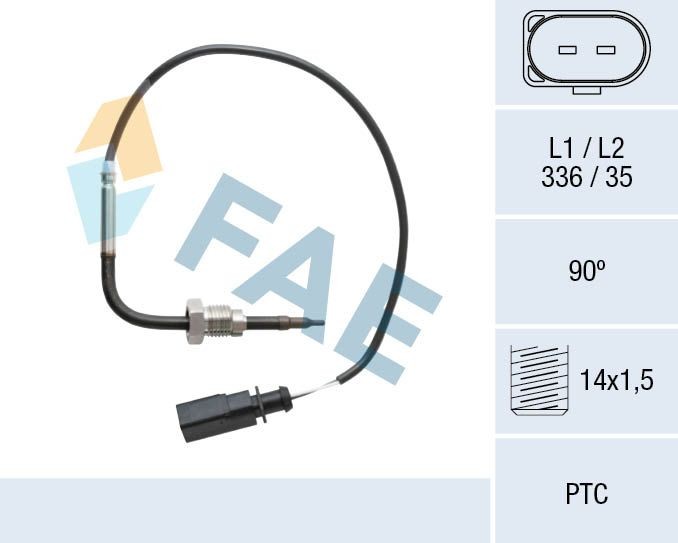 FAE Avgastempgivare 68097 68097 FAE avgas temperaturgivare AUDI A6