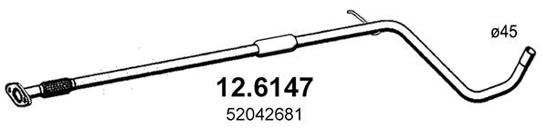 ASSO Mellempotte 12.6147 Mellempotte SUBARU ASSO 12.6147