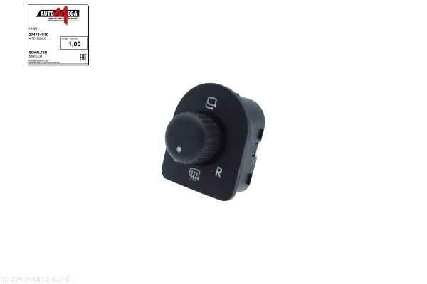 AUTOMEGA Διακόπτης, ρύθμιση καθρέπτη 274744810 274744810 Διακόπτης, ρύθμιση καθρέπτη SMART CABRIO AUTOMEGA