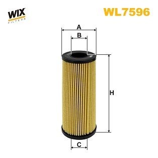 WIX FILTERS Filtro olio WL7596 WL7596 Filtro olio WIX FILTERS KIA K2700 costo