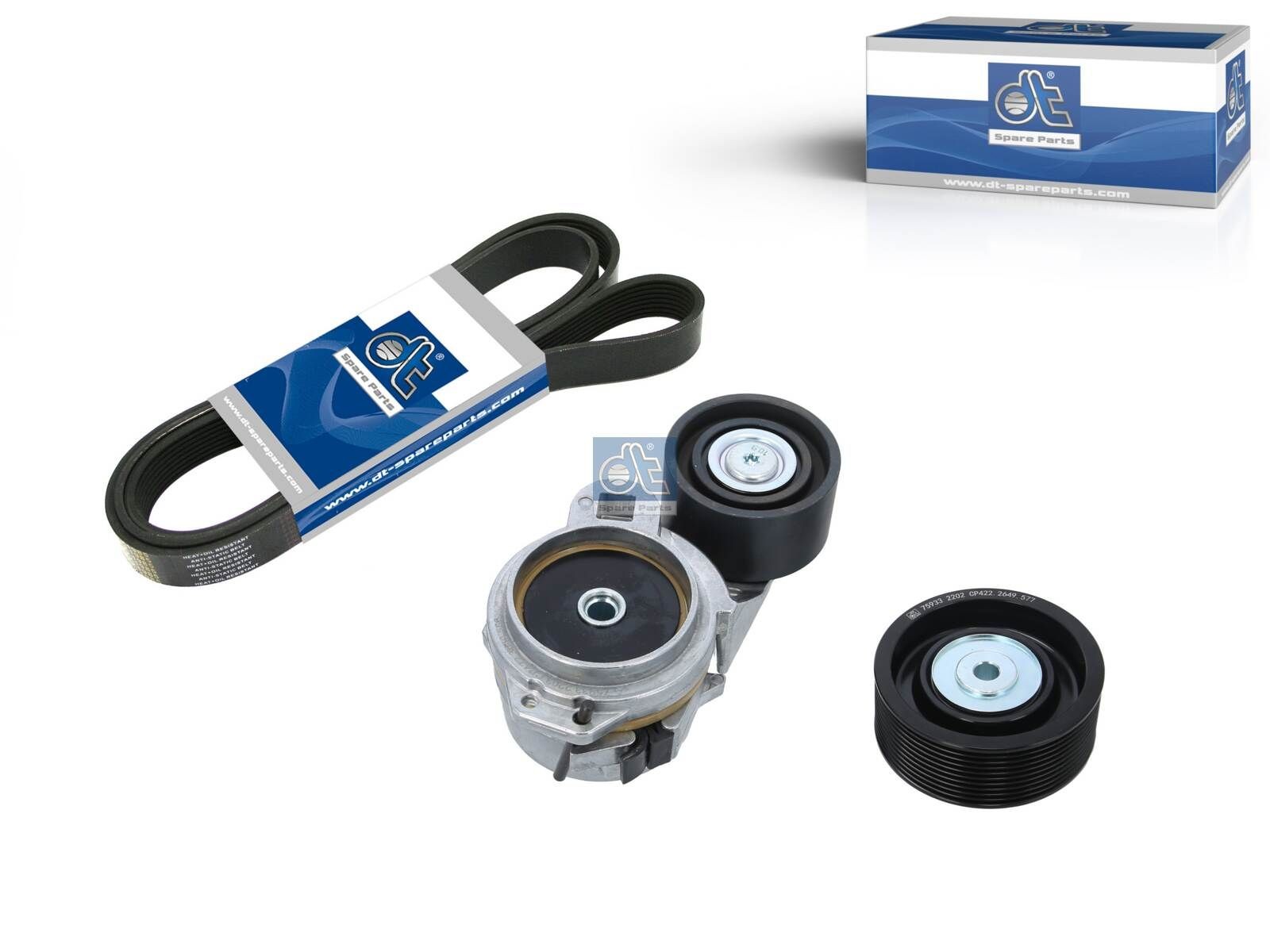 DT Spare Parts Kileremssæt 2.91575 Ribremsæt TESLA DT Spare Parts 2.91575