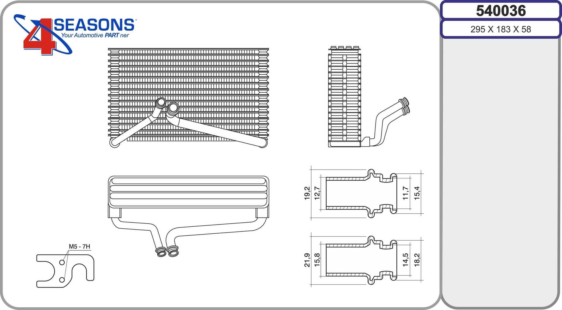 AHE Evaporatore climatizzatore 540036 AHE 540036 Evaporatore condizionatore Punto 176 prezzo
