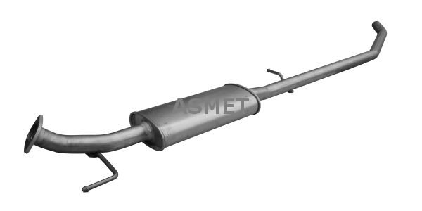 ASMET Stredný tlmič výfuku 05.284 ASMET 05.284 Stredný tlmič Opel MONZA originálne