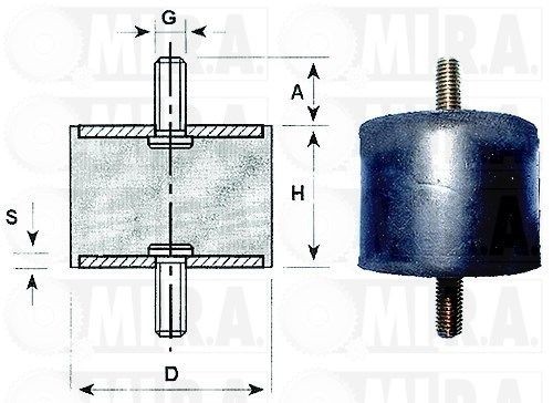 MI.R.A. Reparasjonssett, eksos 11/2015 Eksosrør MI.R.A. Peugeot PARTNER 11/2015