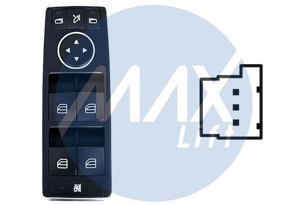 Raam schakelaar MAX SMB116 MAX SMB116 Elektrische raam schakelaar Mercedes-Benz A-Klasse 2013