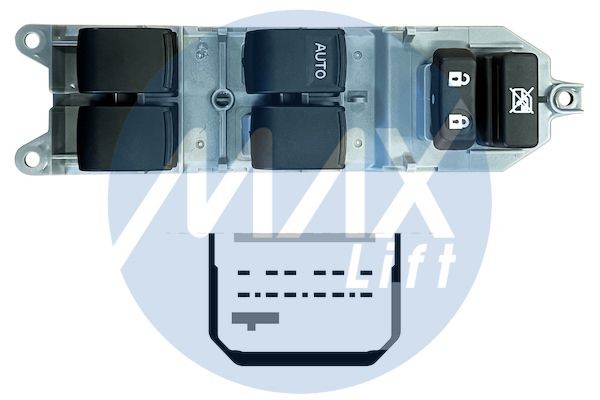Raam schakelaar MAX STT102 MAX STT102 Elektrische raam schakelaar Toyota YARIS 2021