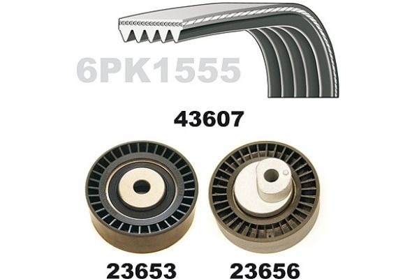 MAPCO Soonrihmakomplekt 23607 Soonrihmakomplekt MAPCO BMW 23607
