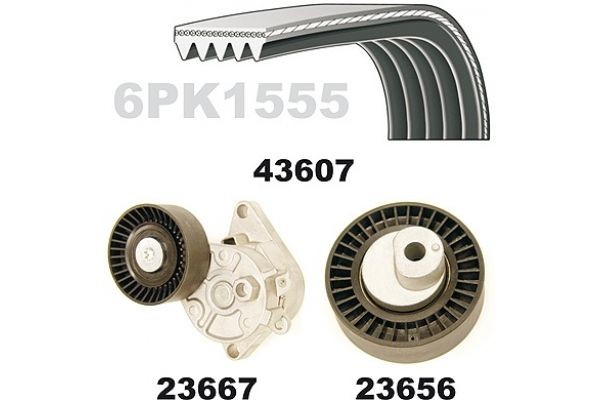 MAPCO Kit Cinghie Poly-V 23610 23610 costo Kit cinghie poly-v PEUGEOT J5 MAPCO
