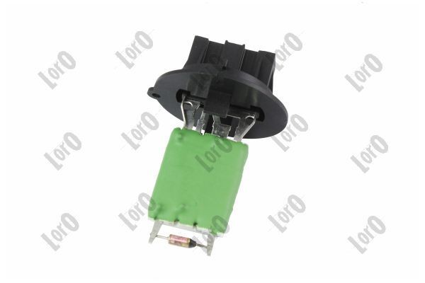 Motstand, kupévifte ABAKUS 133-038-004 ABAKUS 133-038-004 Viftemotor motstand PEUGEOT 206 2009