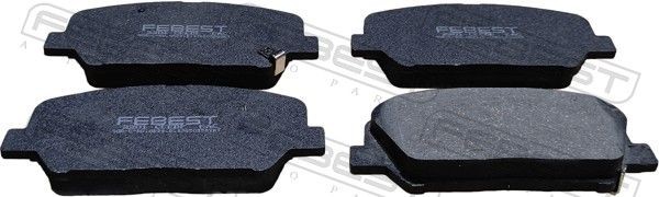 FEBEST Brake pad set 2201-CEEDF Hyundai COUPE FEBEST brake pads 2201CEEDF