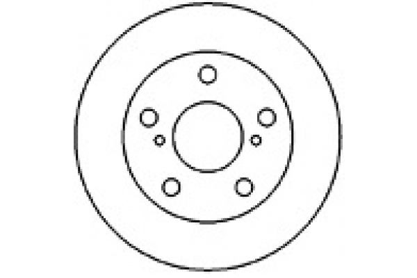 MAPCO Disco freno 25558 25558 Dischi freno sportivi TOYOTA HIACE MAPCO costo