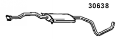MAPCO Midtre lydpotte 30638 30638 Mellomlyddemper HONDA ACCORD MAPCO