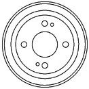 MAPCO Remtrommel 35520 MAPCO 35520 Remtrommel Honda CRX Targa prijs