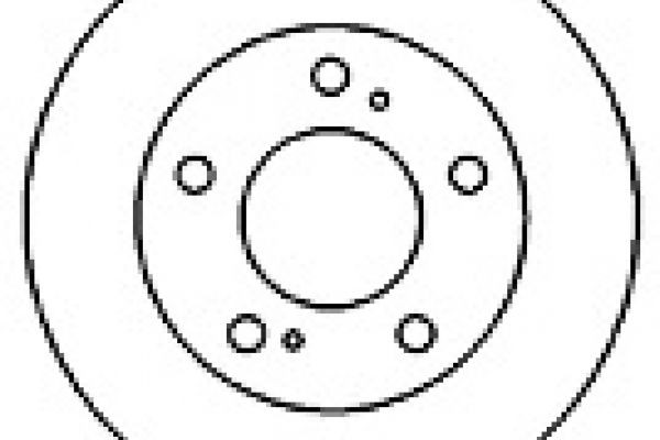 MAPCO Disco freno 45504 MAPCO 45504 Disco freno NISSAN Vanette Cargo Van (HC23) 1.6 i 97 CV 1995