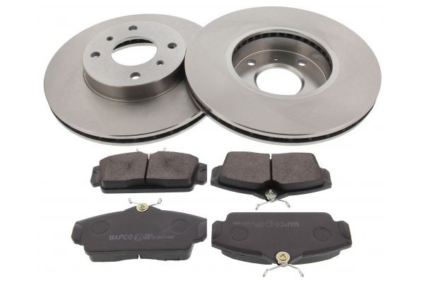 MAPCO Bremseskiver og -klosser 47502 MAPCO 47502 Bremsesett Nissan Primera P11 Sedan til en fordelagtig pris