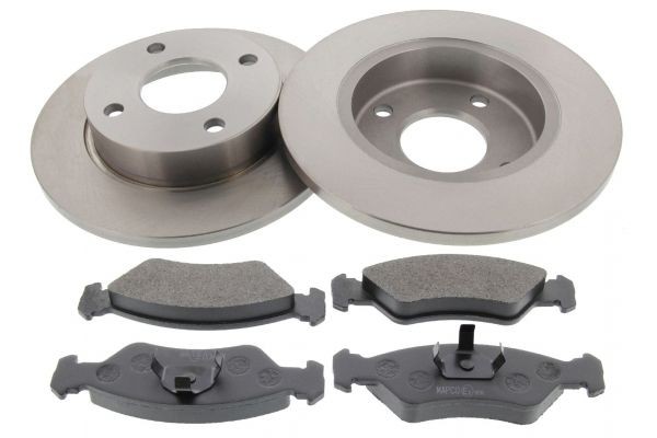 MAPCO Pidurikomplekt, ketaspidur 47653 MAPCO 47653 Pidurikomplekt Mazda 121 DA odava hinnaga