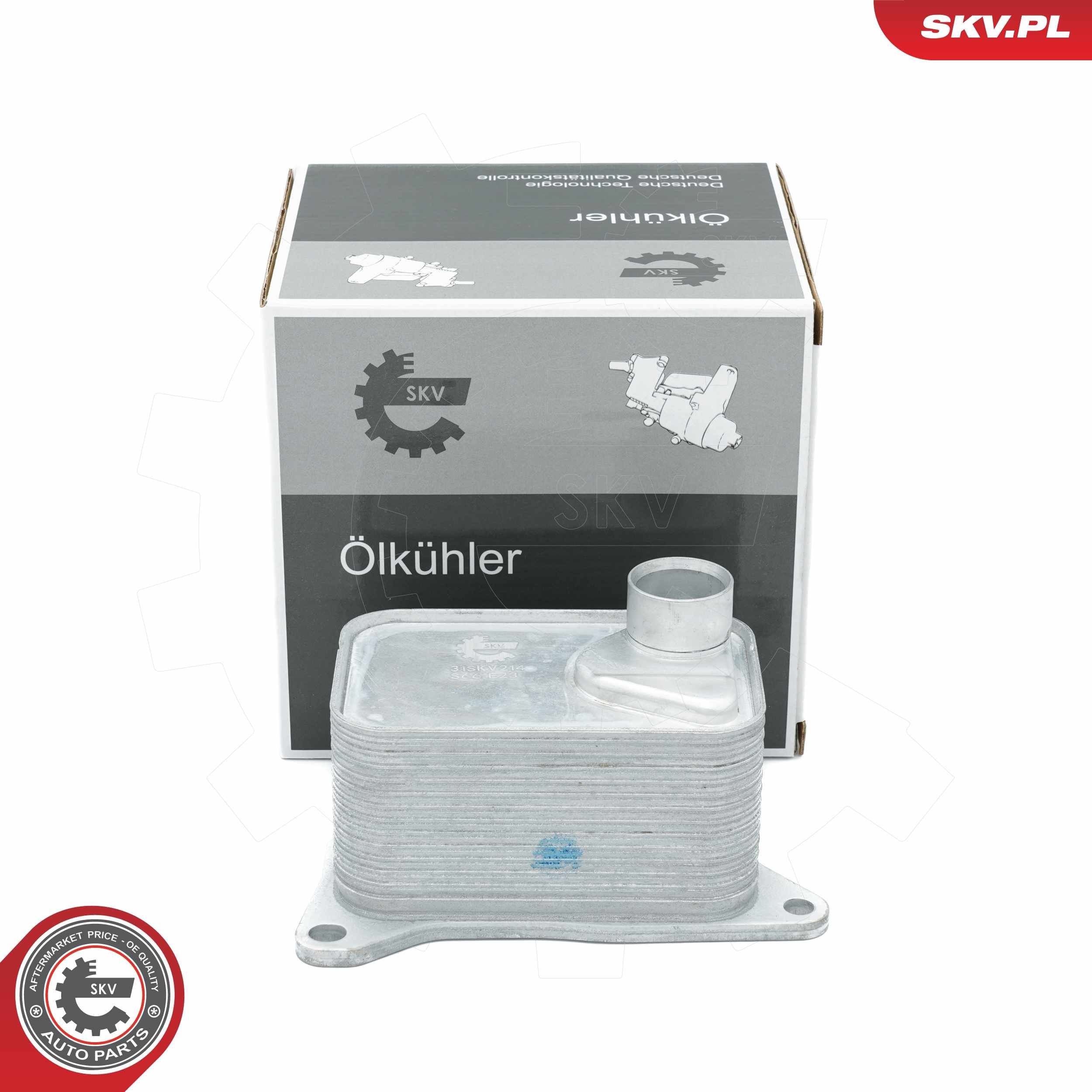 Radiador de óleo, óleo do motor ESEN SKV 31SKV214 ESEN SKV 31SKV214 Radiador de óleo do motor Audi A7 2020