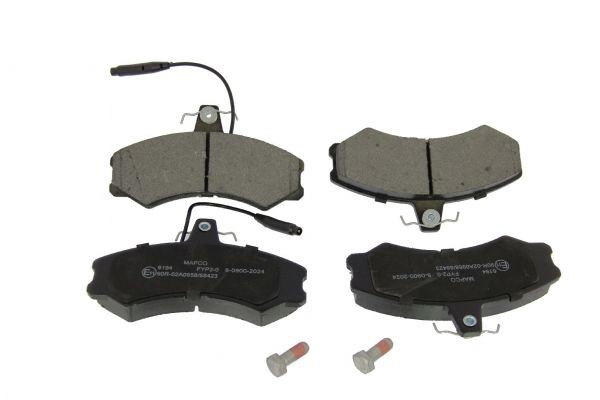 MAPCO Pastilhas de travão 6194 MAPCO 6194 Pastilhas de travão FIAT Ducato I Camião de plataforma/Chassis (280) 2.5 TD 4x4 92 cv 1990