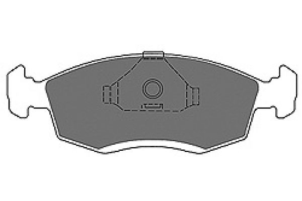 MAPCO Plaquettes de frein 6225/1 MAPCO 6225/1 Plaquettes Ford Escort Mk3 pas cher