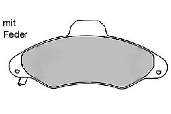 MAPCO Jarrupalat, levyjarru 6388/1 MAPCO 6388/1 FORD Escort Mk6 Sedan (GAL, AFL) jarrupalat hinta