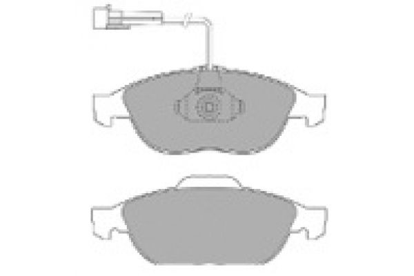 Brzdové doštičky/platničky MAPCO 6470 MAPCO 6470: Brzdové platničky Alfa Romeo 147 2007