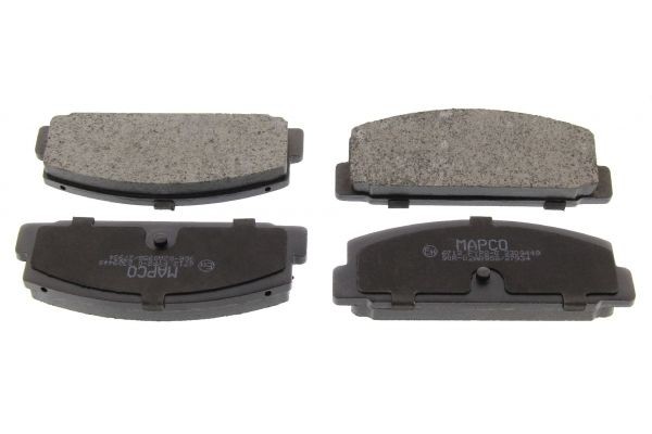 MAPCO Plaquettes de frein 6712 MAPCO 6712 Plaquettes de frein MAZDA 626 V Berline (GF) 2.0 126 CV 2002