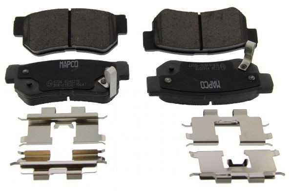 MAPCO Brzdové doštičky/platničky 6736 MAPCO 6736 Športové brzdové doštičky Hyundai Getz tb cena