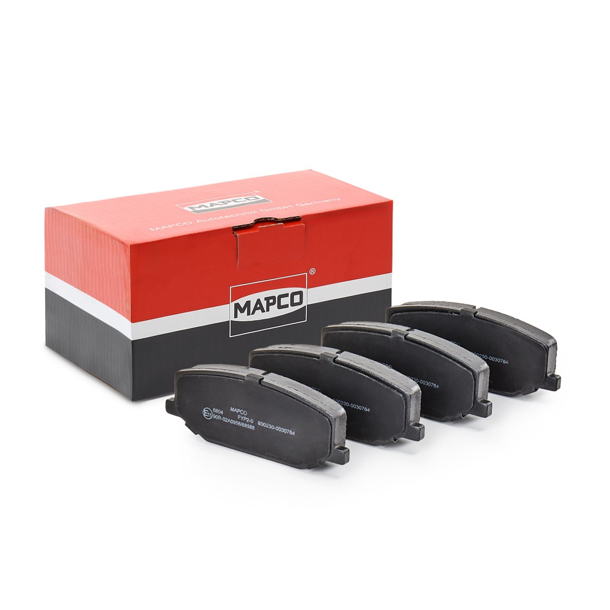 MAPCO Brake pad set 6804 MAPCO 6804 Brake pad set SUZUKI Jimny (FJ) Off-Road 1.3 4WD (SN413) 85 hp 2018