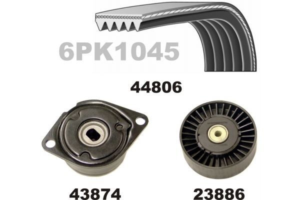 MAPCO Poly V-riem set 73806 Poly v riemen kit MAPCO CLA 73806 goedkoop