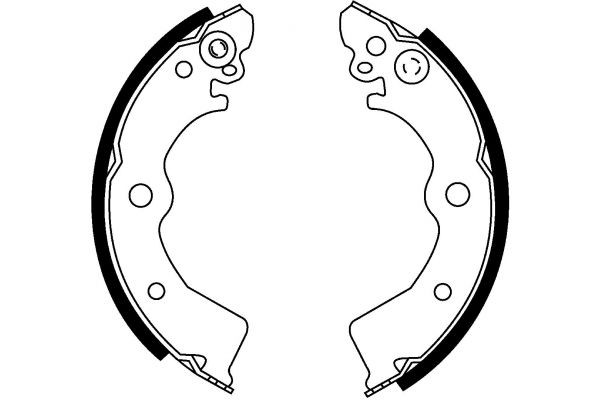 Piduriklotside komplekt MAPCO 8521 MAPCO 8521 Trummelpiduriklotsid NISSAN SUNNY 2017