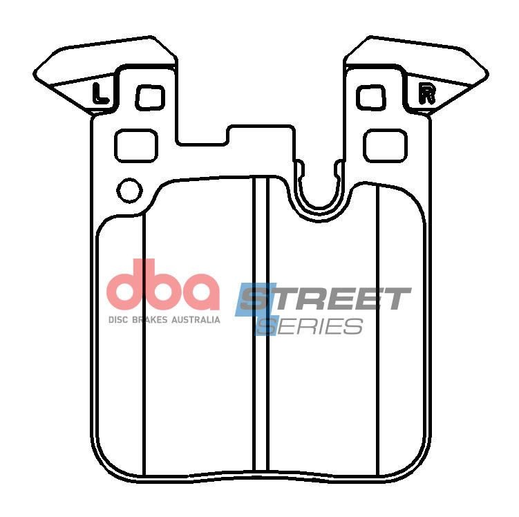 DBA Australia Høyytelses bremsbelegg DB15127XP DBA Australia Sportsbremseklosser NISSAN DB15127XP