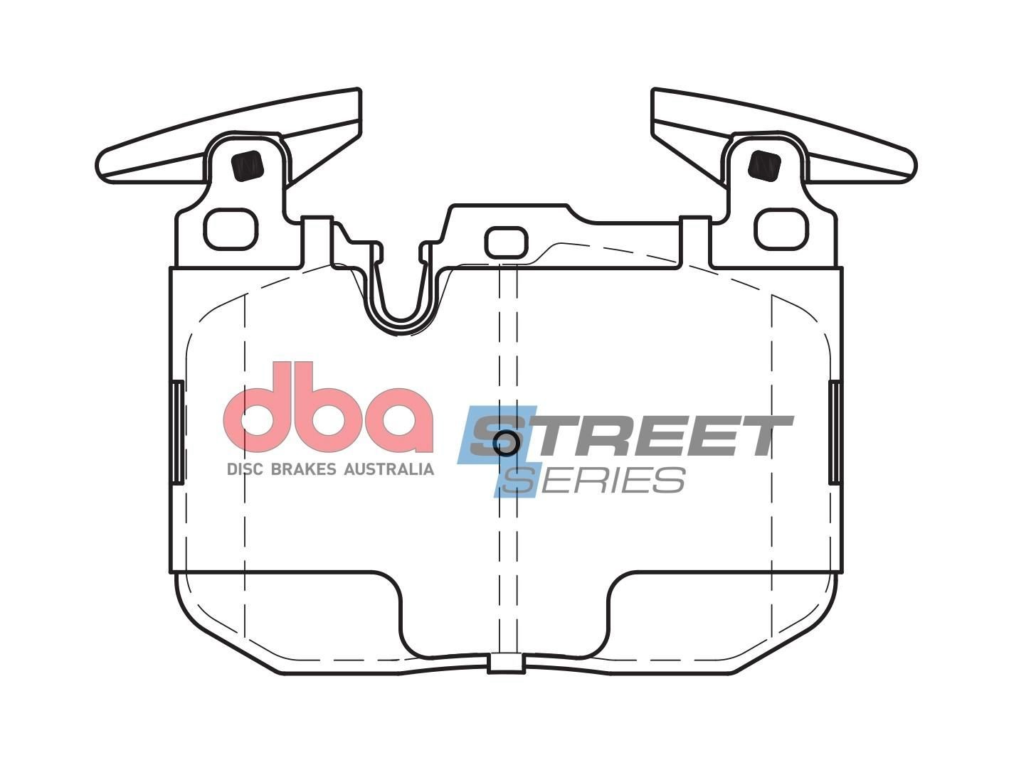 DBA Australia Høyytelses bremsbelegg DB2299XP DB2299XP DBA Australia Sportsbremseklosser Nissan billige