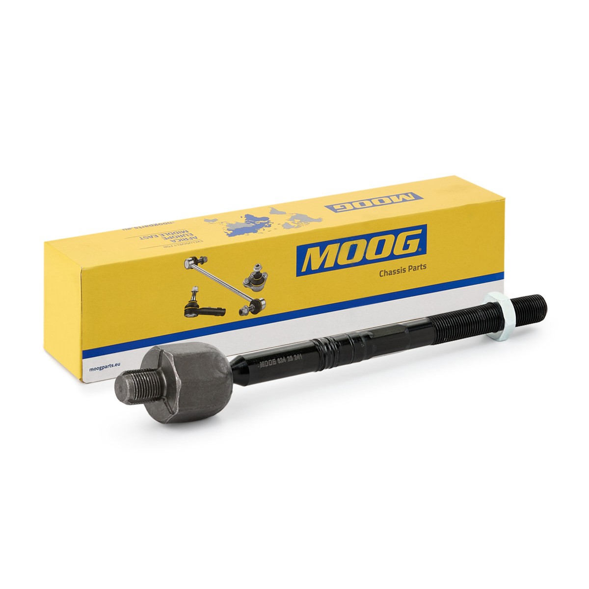 MOOG Axiálny čap tiahla riadenia BM-AX-3683 BM-AX-3683 Riadiaca tyč BMW X3 MOOG