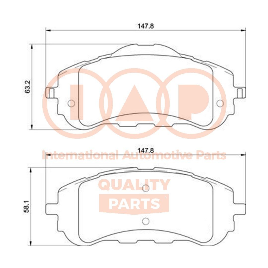 IAP QUALITY PARTS Kit pastiglie freni 704-17232P 704-17232P Pastiglie dei freni IAP QUALITY PARTS OPEL SIGNUM costo